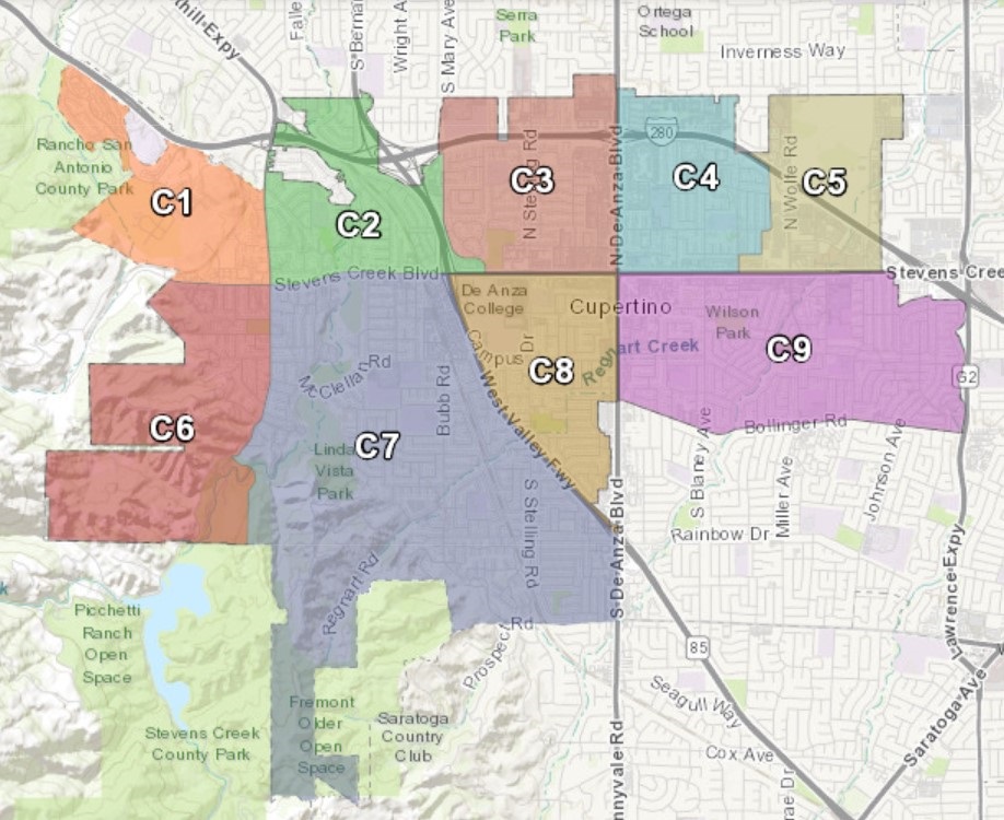 Cupertino crime incidents areas