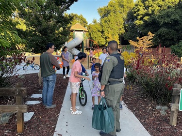 Sterling Park Sheriff & Residents