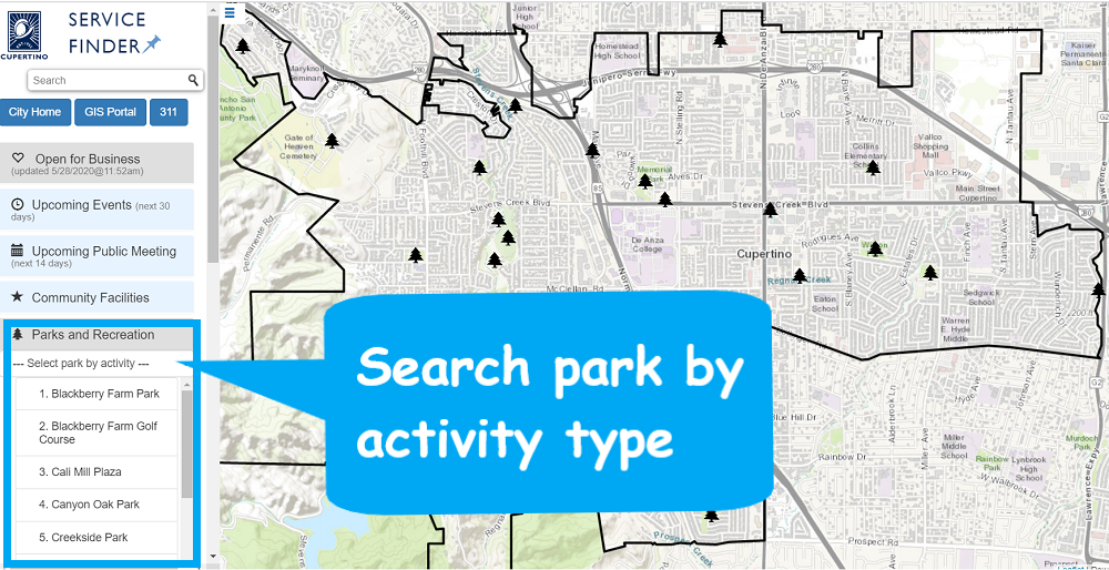 The Park Finder