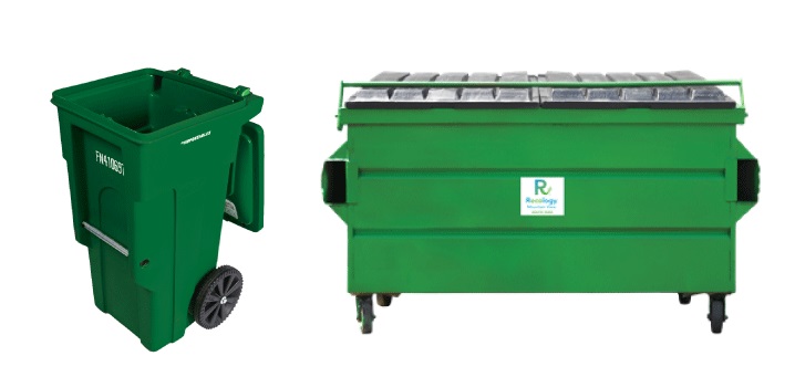 Organics cart and bin