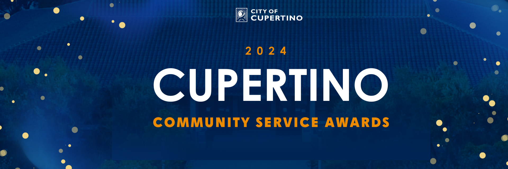 Cupertino Community Service Awards Banner 2024