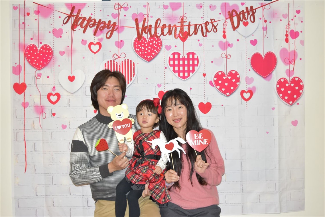 Family Valentine's Day Photo