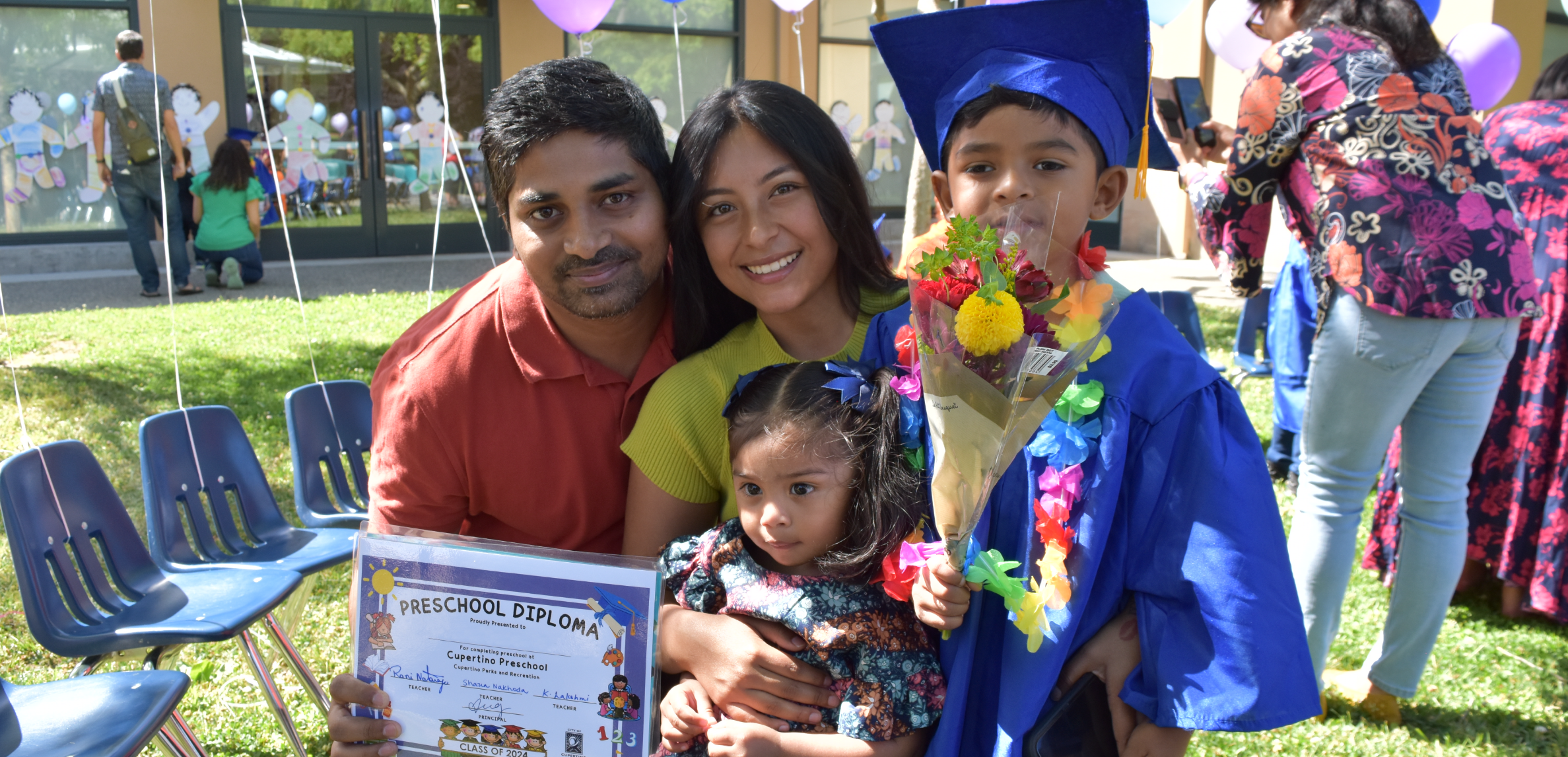 Preschool graduation photo.